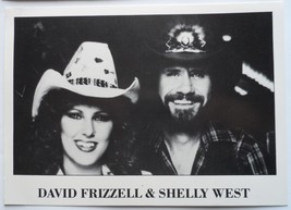 David Frizzell &amp; Shelly West 2 Vintage Postcards 1982 Warner Brothers Ma... - $185.98 MXN