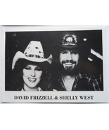 David Frizzell &amp; Shelly West 2 Vintage Postcards 1982 Warner Brothers Ma... - $9.77