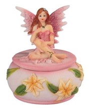 StealStreet SS-G-91930, 3 Inch Pink Fairy Tinker Bell Sitting on A Trinket/Jewel - £13.98 GBP