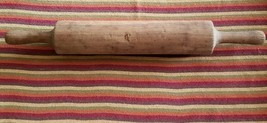 Homemade Hardwood Rolling Pin ~ 18&quot; x 2.25&quot; ~ Rustic/Primitive Country D... - €30,25 EUR