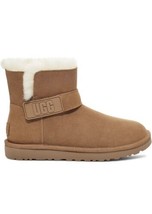 UGG 1016422 Women&#39;s Mini Bailey Button II Size 5 Winter Boot - Chestnut - $83.22