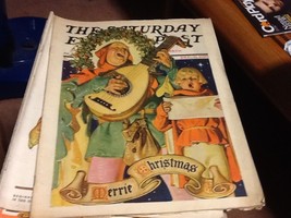 Saturday Post J.C. Leyendecker Christmas Minstrels December 21 1929 - £79.11 GBP