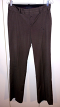 Banana Republic Ladies Brown &quot;Martin Fit&quot; Flat Front PANTS-4-BARELY Worn - £10.12 GBP