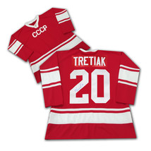 Vladislav Tretiak Autographed Red CCCP Jersey - £222.82 GBP