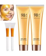 OBRVE Gold Foil Peel Off Mask 2PCS Skin Moisturizing Deep Clean - $194.73 MXN