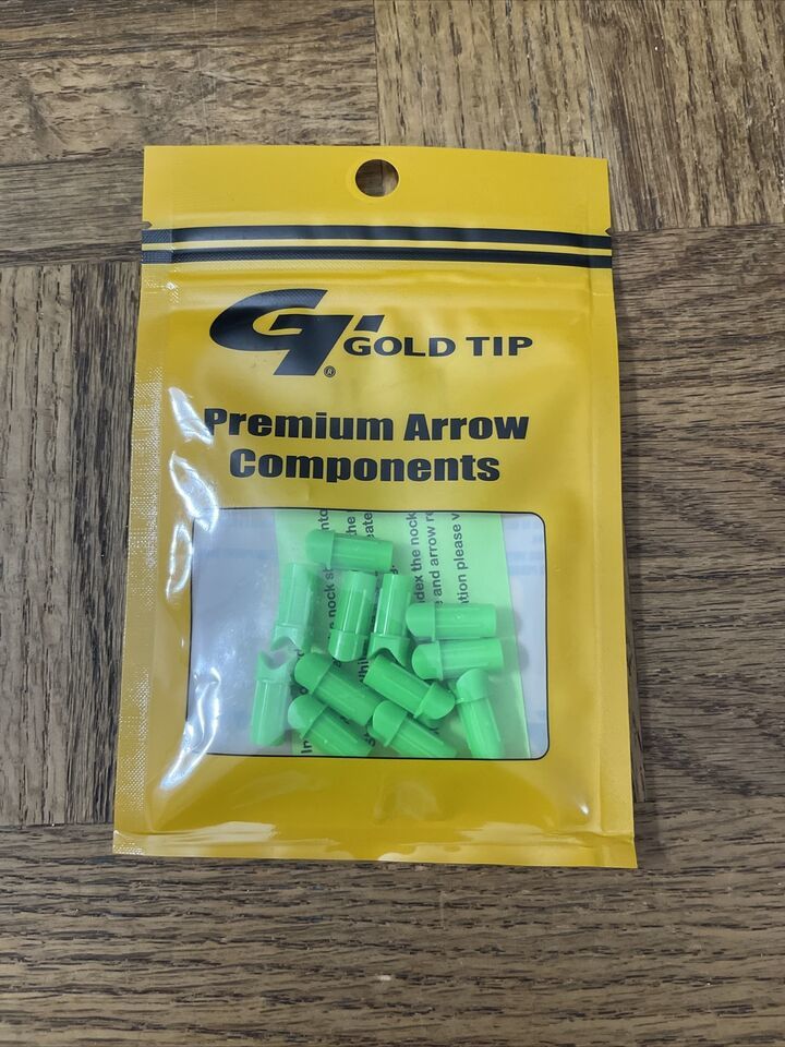 Gold Tip Premium Arrow Comp. Laser II &amp; III Mag Moon Flo Green Nock-1pk ... - $34.53
