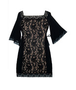 2X 16 18 XXL Elegance Double Lace Up Top Plus Size New Tan &amp; Black - €63,97 EUR