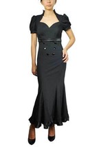 Size 26 Black Mermaid Pin-up Pencil Wiggle Dress ~ 4X - £36.72 GBP