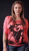 Coral Graphic Dolman Sleeve Shirt Plus Size NWT Medium Sleeve 3XL 18 - 20 - $27.49