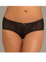 XXXL Parisa Fe Rio Bikini Panties ~ NWT ~ PBT002 Black &amp; Pink - £10.50 GBP