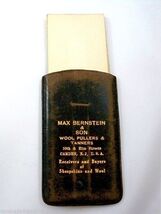 Vintage Leather Note Holder Max Bernstein Wool Pullers Camden NJ 1920s - $385.75 MXN Vintage Leather Note Holder Max Bernstein Wool Pullers Camden NJ 1920s - $385.75 MXN