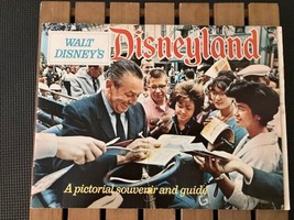 Vintage 1963 Walt Disney&#39;s DISNEYLAND A Pictorial Souvenir and Guide Book  - $10.85