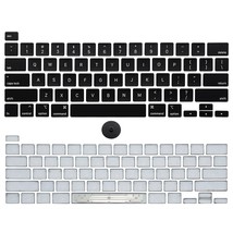 Keyboard Keycaps Keys Cap Us Set Replacement For Macbook Pro A2251 A2289... - £28.27 GBP