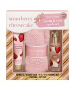 Strawberry Cheesecake Body Care &amp; Cozy Sock Gift Set, 3 Piece - $342.56 MXN