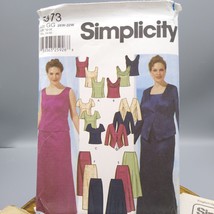 Vintage Sewing PATTERN Simplicity 5973, Womens 2002 Evening Jacket, Slim - $10.70
