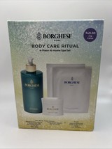 Borghese Body Care Ritual 4-Piece At-Home Spa Set Gel, Cream, Hand Sheet... - $640.42 MXN