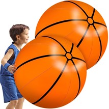 27 Inch Inflatable Balls Large Inflatable Basketball Giant Beach Balls S... - £43.94 GBP