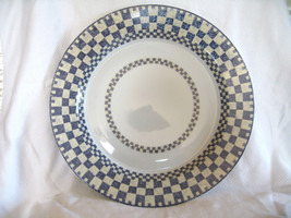 Dansk Checkar Blue Round Serving Platter - £10.20 GBP