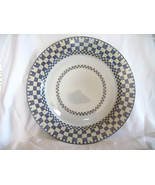Dansk Checkar Blue Round Serving Platter - £10.21 GBP