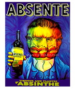 Absinthe Vintage Psychedelic Liquor Aperitif Advertising Giclee Canvas Print  - $29.95