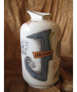 Vintage Jubilaem Pottery Art Vase/Bottle - $12.99