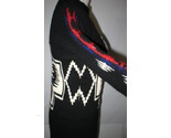 New Womens NWT Jumper MSGM Italy Wool Sweater Dress M Black White Nordic Long - £614.01 GBP