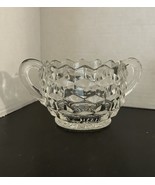 Vtg Fostoria American Clear (Stem 2056) Open Sugar Bowl. G44 (pristine) - $144.55 MXN
