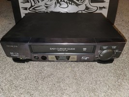 Hitachi VT-FX6404A 4-Head HiFi VCR Recorder VHS Player Tested - No Remote - $23.99