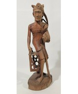 Vintage Statue of Warrior Holding A Rooster Based on Paintings By Roland... - $4,544.35 MXN