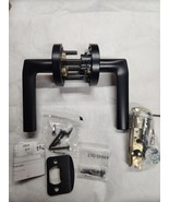 Kwikset 730LSLRDT-514 Lisbon Lever w/6AL Latch and RCS Strike-Iron Black... - $672.97 MXN