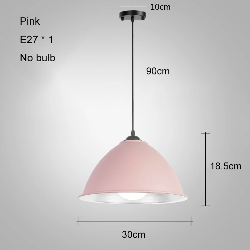  Pendant Lights Industrial Hanglamp Aluminum Vintage  Loft Led Pendant Lamp Dini - £204.79 GBP