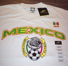 Mexico T-SHIRT Mens Medium New w/ Tag World Cup Soccer Futbol Football - £15.79 GBP