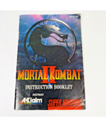 Mortal Kombat II 2 SNES Super Nintendo Instruction Booklet Manual Only -... - $12.64