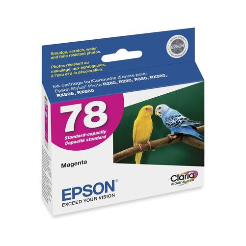Epson T078320-S CLARIA HI-DEF INK MAGENTA FOR STYLUS PHOTO R260 R380 RX580 - $55.41