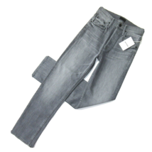 NWT Mother Tomcat Ankle in All Nighter Gray Straight Crop Stretch Jeans 24 $248 - $148.50