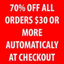 KEEP THE SALE GOING!! 70% OFF ALL $30 OR MORE AUTOMATICALLY AT CHECKOUT MAGICK  - Freebie