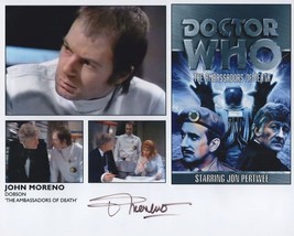 John Moreno Dr Who The Ambassadors Of Death 10x8 Hand Signed Autograph - £10.16 GBP