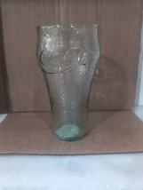 Large Vintage Coca-Cola Wide-Mouth Green Pebbled Glass 6.25” Tall - £10.35 GBP