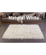 Real Genuine Mongolian/Tibetan Lamb Fur Rug 4&#39; x 6&#39; Many Colors - €577,88 EUR