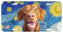 VIZSLA FACE DOG CAN PERSONALIZE NOVELTY METAL LICENSE PLATE D - £10.45 GBP+