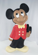 Vintage Disney Mickey Mouse Ceramic Figurine Barber Shop Quartet Dapper Dan - £16.20 GBP