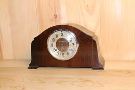 Antique New Haven &#39;Beaverdale&#39; 8 Day Mantle Clock ~ Deco Style ~ Running ~ - £179.02 GBP