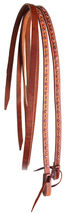 Horse Western 8ft Harness Leather Split Reins Rhinestones 6683 - $40.22 CAD+