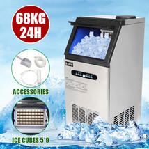 Large Capacity 150lb Stainless Steel Commercial Restaurant Bar Ice Maker Machine - £386.87 GBP