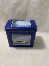 Collectible Niagara Falls Maid of the Mist Metal Tin Can with Lid Empty - £4.36 GBP