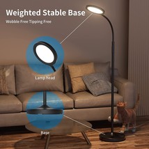 Floor Lamp Super Bright Dimmable Led Floor Lamp Remote or Push Button NEW - £48.39 GBP