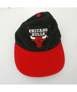 Chicago Bulls Snapback Hat Cap YOUTH Black Red - £11.62 GBP