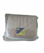 Vintage Sunshine Blanket Made by Libbey 72x90 Full Size Bed Rose Gold /Tan - $79.08 CAD
