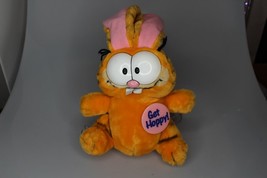 Vintage 1981 Garfield Plush Easter Bunny Big Ears Big Eyes Get Hoppy Plush - £23.37 GBP
