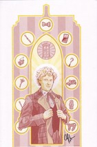 Signed Christopher Herndon Doctor Who Art Print ~ 6th Colin Baker - £23.73 GBP